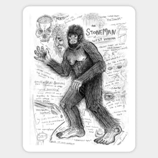 Stoneman Bigfoot Study Sticker